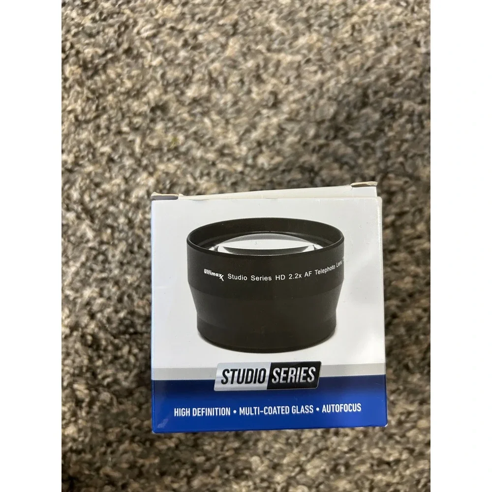 Ultimaxx 58mm 2.2x Professional Telephoto Lens HD, Multi-Coated Glass-AutoFocus